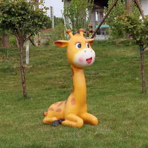 Bền Lớn Ngoài Trời Vườn Điêu Khắc Thép Không Gỉ Phim Hoạt Hình Con Hươu Cao Cổ Bé Hiện Đại Thiết Kế Sang Trọng DIY Nghệ Thuật Trang Trí Trang Trí - Product Image 5