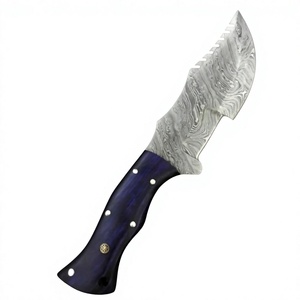 Handmade Industrial Grade Damascus Steel Tracker Knives Hardness Wood Handle Outdoor Camping OEM Tracker knifes - Product Image 2
