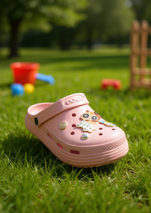 Sandali Zoccoli per Bambini con Spille Animate, Misura 19, Punta Tonda, Tomaia in EVA, Stile Estivo - Product Image 2