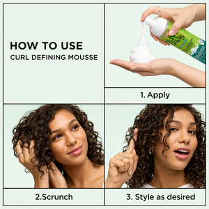 Olive Oil Moisturizing Curl Defining Mousse Hair Styling Setting Wrap <b>Foam</b> Strong Hold Curly Hair - Product Image 6