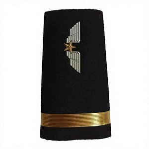 Epaulettes de hombro de tela de lona con encaje de estrellas impresas en 3D de alta calidad y personalizadas para Gabón - Product Image 3