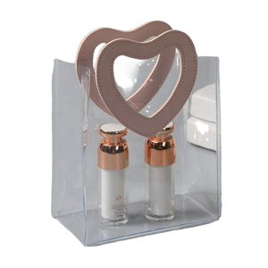 Bolsas de regalo transparentes de compras de plástico de <span class=keywords><strong>PVC</strong></span> ecológicas personalizadas de gran capacidad para boda, cumpleaños, fiesta de bienvenida al bebé - Product Image 1