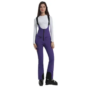 Pantalones de esquí de una pieza <span class=keywords><strong>con</strong></span> <span class=keywords><strong>tirantes</strong></span> para <span class=keywords><strong>mujer</strong></span>, impermeables, para doble tabla, traje de esquí y pantalones de nieve, pantalones cálidos de invierno para exteriores - Product Image 2