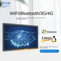 Yanling 21.5 "tablette industrielle PC intégré tout-en-un multi-touch large contrôle de la pression processeur Intel Quad Core