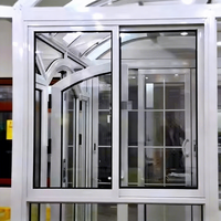 Ventana Corredera de PVC con Doble Vidrio, Aislamiento Acústico y Ahorro de Energía para Interiores, Diseño Impermeable
