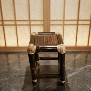 Tabouret en bambou traditionnel fait main modèle Sulawesi 10 - Polyvalent pour les jardins, les hôtels et les parcs - Product Image 5