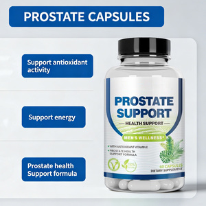 Fabricant de compléments alimentaires, capsules de soutien de la prostate pour hommes adultes, vente en gros personnalisée, OEM/ODM, activité antioxydante, naturel, végétalien - Product Image 2