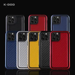 K-doo Mars Casing Penutup Belakang Ponsel, Pelindung Super Anti-guncangan Bingkai Aluminium Logam untuk IPhone12/12pro/12Promax