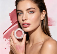Baume de couleur multi-usages effet crème blush avec chaîne pour paupières, lèvres et joues – Frais et dynamique, facile à utiliser, pour sublimer votre look