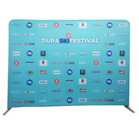 Toile de fond d'exposition personnalisée portable Pop up Seg Light Box Display Autres équipements de stand d'exposition