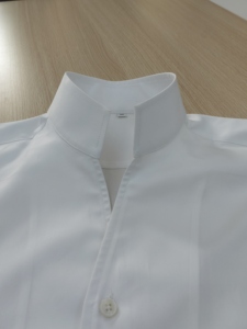 <span class=keywords><strong>Chemise</strong></span> de smoking élégante pour <span class=keywords><strong>homme</strong></span>, 100 % coton blanc pur, à manches longues, col rabattu, sergé haut de gamme, pour affaires - Product Image 4