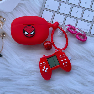 Gran oferta con llavero funda de accesorios para auriculares de silicona de dibujos animados para <span class=keywords><strong>Realme</strong></span> Buds <span class=keywords><strong>Air</strong></span> 5 Pro T300 T100 <span class=keywords><strong>Air</strong></span> <span class=keywords><strong>3</strong></span> - Product Image 4