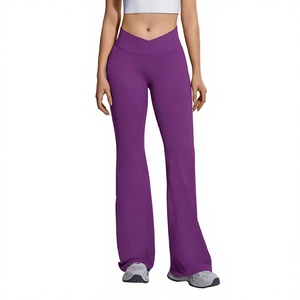Leggings de yoga sans couture à taille haute pour femmes, extensibles, pour le fitness, l'entraînement sportif, vêtements de sport, pantalons, logo personnalisé OEM - Product Image 3