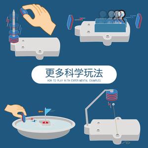Kit scientifique de lévitation magnétique Xueyouma pour adolescents de 7 à 14 ans, expérience de physique, jouet éducatif, contrôle manuel, forme géométrique - Product Image 4