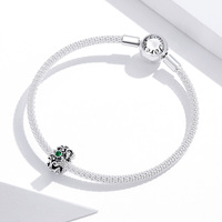 Forêt mystique S925 perles en argent sterling BRICOLAGE rétro artisanat perles accessoires en gros SCC1512