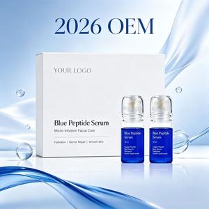 Sérum Peptidique Bleu Micro-Infusion Soin du Visage Hydratation Réparation de la Barrière Cutanée Peau Lisse OEM - Product Image 2