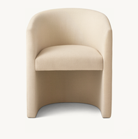 ARRONDI Chaise de salle à manger moderne minimaliste en bois massif de haute qualité pour salon, hôtel, restaurant, banquet