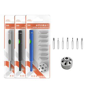 Jeu de tournevis multifonction 7-en-1 en alliage d'aluminium, outil de précision magnétique avec niveau à bulle, utilisé pour la réparation de téléphones, d'ordinateurs portables, de montres - Product Image 5