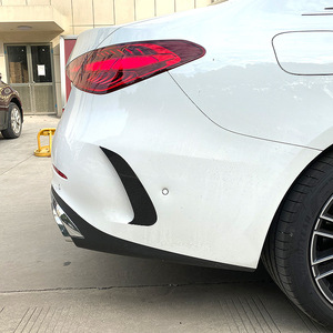 Mercedes-Benz C-Class W206 Rear Bumper Air Blade Carbon Fiber Texture ABS Modification Part 301 - Product Image 1