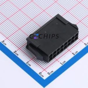 WAFER-MX3.0-16PJK-MB Housing (Wire-to-Board / Wire-to-Wire) P=3.03mm Connector 2x8P 3.03mm Micro-Fit (MX 3.0) 3.03mm - Product Image 2