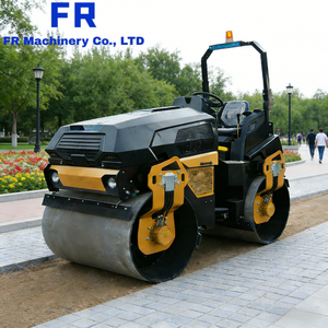 Rouleau compresseur à double tambour 300R, marque chinoise, pour asphalte, vibrant - Product Image 5