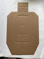 Cibles en carton pour tir tactique, cibles en papier silhouettes conformes aux normes USPSA/IPSC/IDPA pour l'entraînement au stand de tir