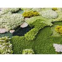 Tapis de sol en peluche unique de haute qualité, décoration moderne pour la maison, paysage forestier 3D doux, fait à la main, imprimé à la machine, respectueux de l'environnement