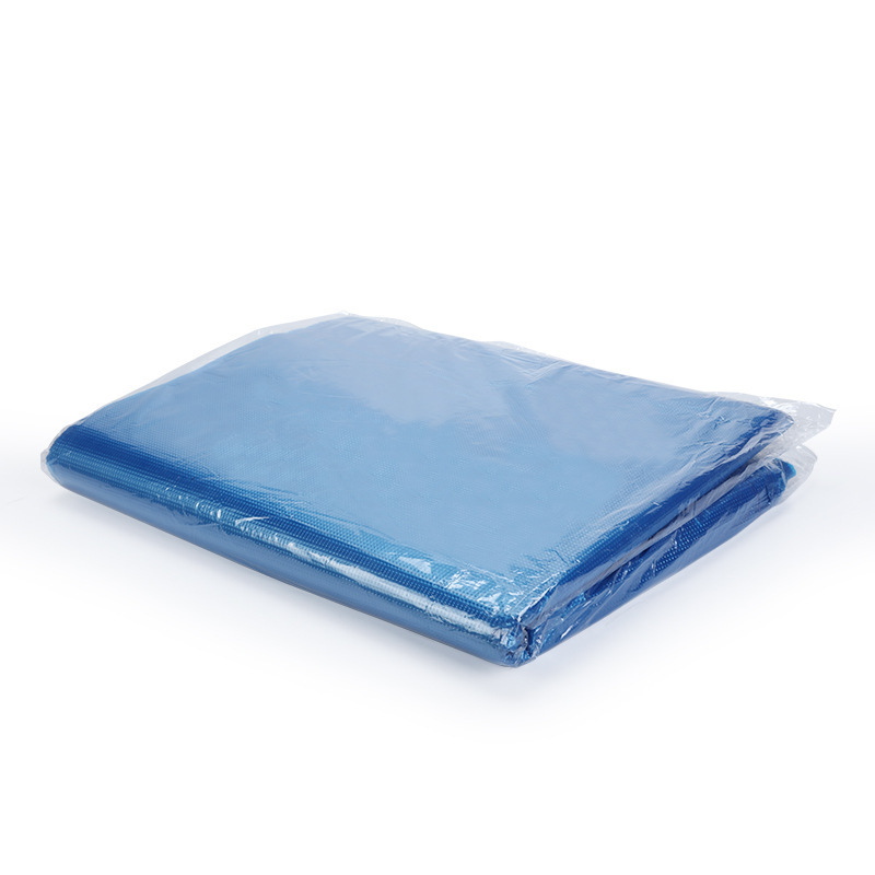 Bolsa de basura azul con tapa plana, 60x80B [versión delgada]