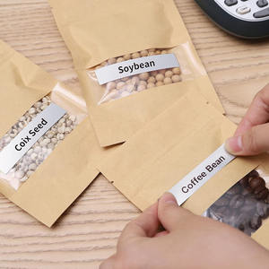 Cinta de etiquetas negra sobre plata, casete de plástico térmico adhesivo Compatible con <span class=keywords><strong>DYMO</strong></span> <span class=keywords><strong>LetraTag</strong></span> LT100H 12mm * 4m reemplazo 91331 91338 - Product Image 5