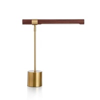Lampe de bureau moderne et simple à abat-jour métallique, commande par bouton, protection oculaire, pliable, pour chambre à coucher et diffusion en direct