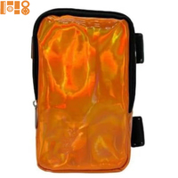 Sac de jambe holographique imperméable en gros pour femmes, sac de cuisse pour carnaval, autre sac banane ethnique avec sangle réglable