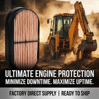 Filtre à air de sécurité 32/925683 RE253519 333/E8789 pour moteur de chargeuse-pelleteuse JCB 3CX 4CX, New Holland T4.105V, Case 75V, élément moteur robuste