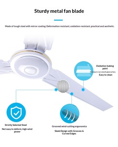 Nouveau Ventilateur de Plafond Intelligent 42 Pouces 2026 pour Chambre, Alimentation Électrique 220V, Pales en Fer, Grande Puissance - Product Image 3