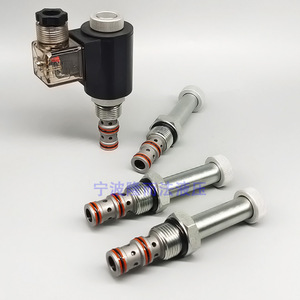 Vanne solénoïde à cartouche LSV10-232 en acier inoxydable, hydraulique, filetée, 2 positions, 3 voies, type coulissant pour commande électronique - Product Image 2