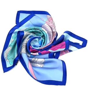 Meilleur <span class=keywords><strong>prix</strong></span> Keer modèle 012-B foulard pour femme en <span class=keywords><strong>soie</strong></span> 100% imprimé <span class=keywords><strong>carré</strong></span> <span class=keywords><strong>de</strong></span> luxe - Product Image 3