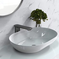 Robinet à capteur automatique sans contact en laiton massif poli noir, monotrou, moderne, pour lavabo de salle de bain et chambre