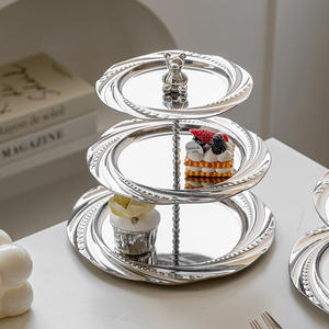 Tampilan meja kopi rumah mewah ringan piring buah berlapis banyak pendingin air penting untuk ruang tamu & Pesta - Product Image 4