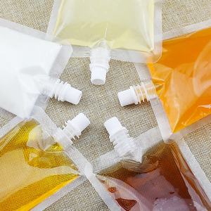 Sac d'eau portable pour le camping, transparent, pour boissons, huile, emballage, 8OZ 16OZ 32OZ, emballage liquide, poche à bec verseur - Product Image 2