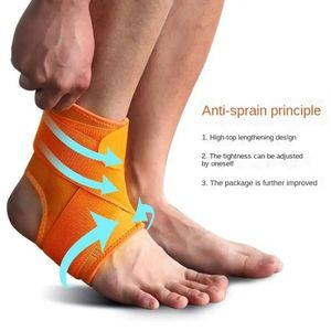 Attelle de cheville élastique de compression avec sangles de maintien et protection - Product Image 5