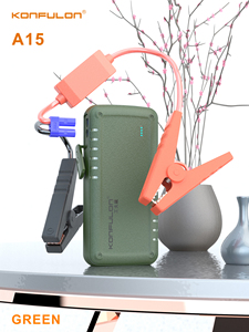KONFULON 2026 Démarreur de voiture Power Bank 9600mAh avec Micro USB Lampe de poche <span class=keywords><strong>pour</strong></span> la <span class=keywords><strong>recharge</strong></span> de <span class=keywords><strong>téléphone</strong></span> <span class=keywords><strong>pour</strong></span> démarrage d'urgence en voyage - Product Image 4