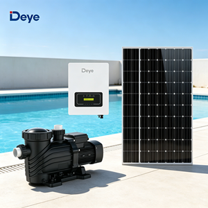Bomba de Piscina <span class=keywords><strong>Solar</strong></span> Híbrida ACDC Deye 1.5hp 2hp 3hp 1.1kW 1.5kW 2.2kW con Inversor MPPT On/Off Grid RS485 Digital PFC SVPWM - Product Image 1