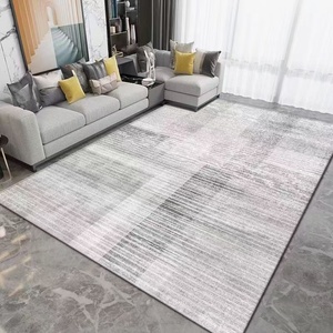 Sang trọng màu xám Faux Cashmere khu vực thảm chất lượng cao dày hiện đại Thảm cho phòng khách máy được cung cấp bởi Trung Quốc - Product Image 5