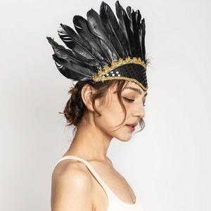 Veren Kroon Indian Veren Hoofdtooi Hoofddeksel Hoofdband - Product Image 3