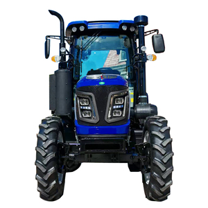 Tracteur agricole chinois 4x4 60HP 70HP 80HP 90HP à boîte de vitesses, à roues, pour petites exploitations - Product Image 3