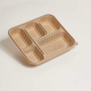 Tùy chỉnh <span class=keywords><strong>container</strong></span> lấy đi thực phẩm <span class=keywords><strong>container</strong></span> gạo trấu dùng một lần compostable Hộp Ăn Trưa - Product Image 1