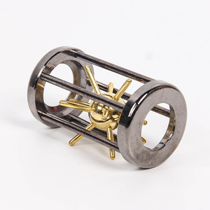 <span class=keywords><strong>Kong</strong></span> <span class=keywords><strong>Ming</strong></span> déverrouille et déverrouille l'anneau à neuf anneaux Zhuge Liang a verrouillé la maison de jouets familiale de la cage à oiseaux - Product Image 3