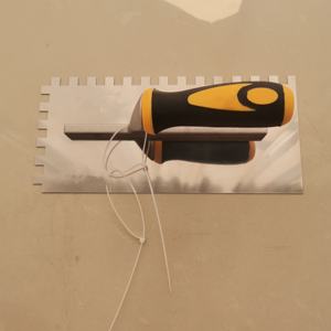 <span class=keywords><strong>Spatule</strong></span> à carrelage, construction, manche en plastique inoxydable, truelle à encoches en acier inoxydable, truelle à plâtre - Product Image 2
