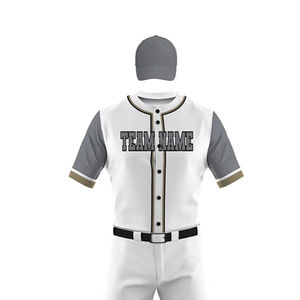 Uniforme de Béisbol Personalizado con Logotipo 2026 para Hombre, Nuevo Diseño, Uniforme de Béisbol de Buena Calidad en Color Sólido, Servicio OEM - Product Image 5