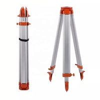 Trípode de topografía de aleación de aluminio con marco horizontal, soporte de medición para instrumentos de topografía, piezas y accesorios para instrumentos.