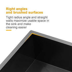 Lavello da <span class=keywords><strong>Cucina</strong></span> di Lusso in Acciaio Inox <span class=keywords><strong>Nero</strong></span> Canna di Fucile, Bestseller per la <span class=keywords><strong>Cucina</strong></span> - Product Image 4
